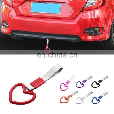 Ring Heart Train Bus Handle Hand Seat Strap Car Accessories Styling Charm Drift Car Strap Drift Accessories Auto