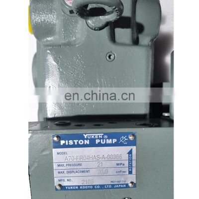 Yuken A70-FR04HAS-A-60366 with ERG-01-1113 valve hydraulic Variable Displacement Piston Pumps A70/A90/A145-FR04 series