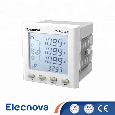 PD194Z-9HY Lcd Multi Function 3 Phase Power Meter 485 Output 4-20ma