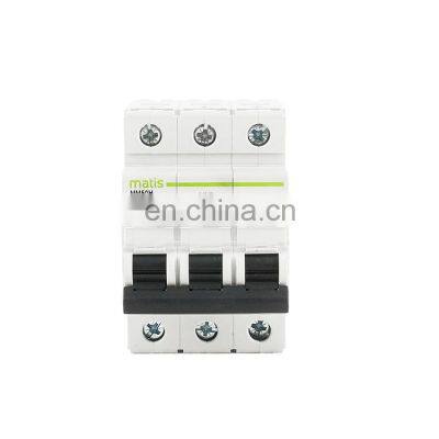 2021 wholesale new style high quality durable Matis MM50H-3P 380V 50/60hz mcb miniature circuit breakers