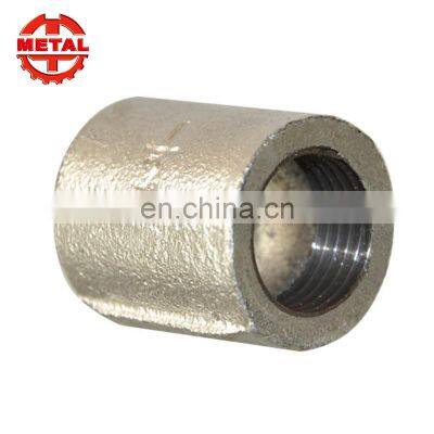 High Quality Baked Galv Plain End Malleable Iron Pipe Fittings photo-4