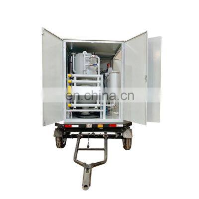 Outdoor Mobile Double Stage Vacuum Insulating Oil Recovery Machine Model ZYD-50 photo-2