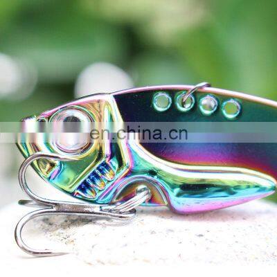 Hot Sale 3.2/4.2/4.8/5.35/5.4/6cm 3/7/10/12/15/20g 3Colors Saltwater Metal VIB Fish Bait photo-3