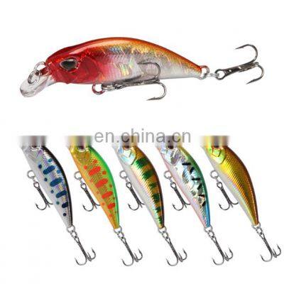 factory price is 48mm/4g self-vibrating minow fishing lure  bait suspended fish bait carp