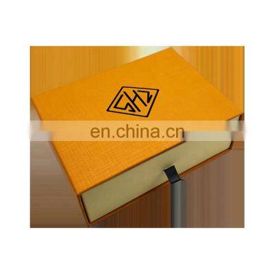 Custom Design Printed Laser Hologram Kraft Paper Jewelry Packaging Drawer Gift Box With Logo