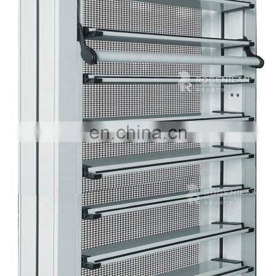 Latest modern aluminium alloy frame glass louver windows manufacturer