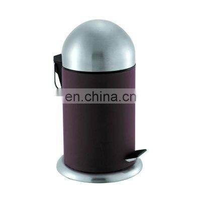 Римская пулевидная головка, Римский стальной педальный мусорный бак photo-2