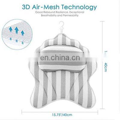 2022 Hot Selling Non-slip SPA Bath Pillow Bathtub Bath Pillow Neck photo-3