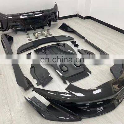 Runde Carbon Fiber Front Bumper Rear Bumper Side Skirt Spoiler Hood For Mclaren 540C 570S Upgrade 600LT Style Body Kit photo-2