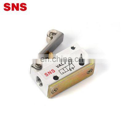 SNS MOV series pneumatic manual control roller type air mechanical valve