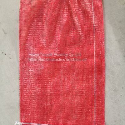 Tubular Polypropylene Mesh Bags With Drawstring/Onion Vegetable Storage Packaging Sacks photo-2