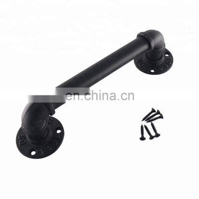 High Quality Antique Industrial Pipe Barn Door Pull Handle With Rusty Design photo-4