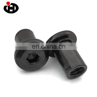 High Tensile JINGHONG Black Zinc Hex Barrel Sleeve Nut