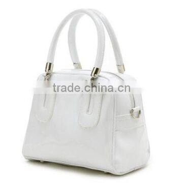 Smooth Leather Bright PU Handbag photo-6
