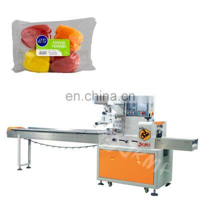 Computer System Controlling Automatic Pillow Bag Feeding Apple Blueberry Pepper Packing Machine