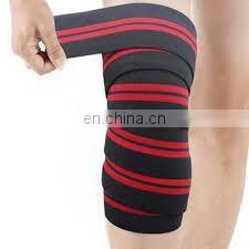 Elastic Breathable Knee Pain Relief Straps Support Wraps Gym Squat Lifting Knee Brace Compression Bandage Sleeve photo-2