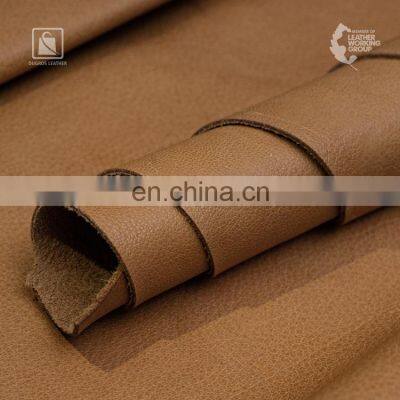 Top Selling Luxury Smooth Touch Full Grain Buffalo Hides Vegetable Tanned Genuine Leather