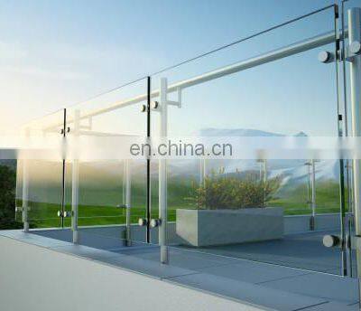 Non-Rust Anti-Hurricane Glass Railing With Luxury Design Style photo-2