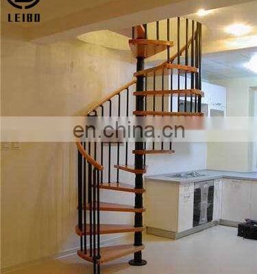 Dimensions Carbon Stainless Steel Structure Modern Design Metal Cast Iron Spiral Staircase photo-3