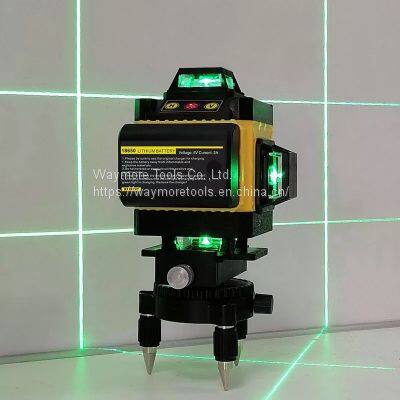 4D Green Beam Rotary Self-Leveling 360 Degree Horizontal&Vertical 16 Lines Laser Level photo-3