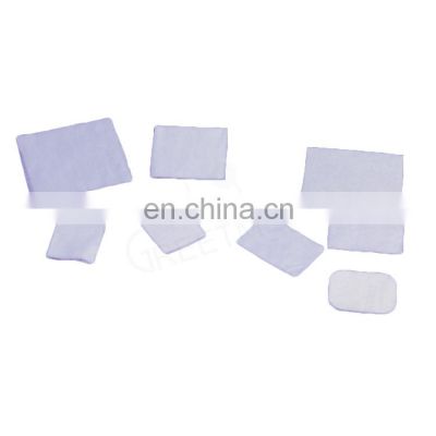 Hospital non adherent pad adhesive medical non woven wound dressing