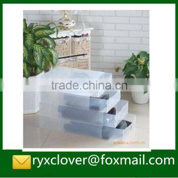 Hot selling clear pp packaging boxes/transparent pp shoe box