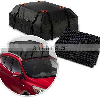 15-Cubic Feet Waterproof Rooftop Cargo Carrier Heavy Duty Roof Top Luggage Storage Bag