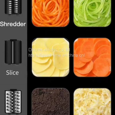 Vegetable Slicer Electric Vegetable Cutter Large Capacity Rotary Grater Masher Storm Drum Vegetable Cutter（Wechat:13510231336） photo-3