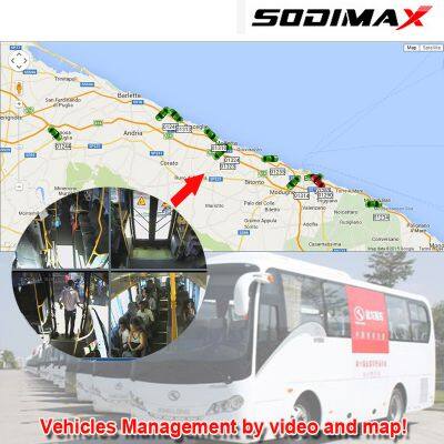 HDD Mobile DVR for Vehicle Surveillance Alarm System Car Camera MDVR photo-5