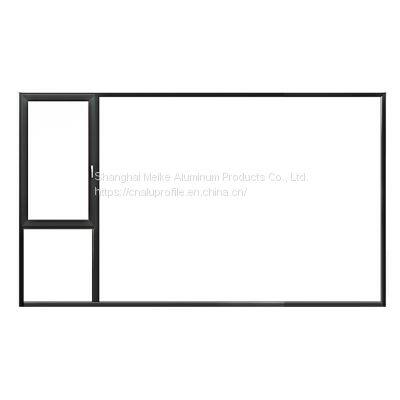 HMK-SU70 Thermal Break Aluminum Frame Inward Opening Aluminium Casement Swing Window for Office photo-2