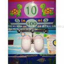 Guangdong Zhongshan Tai Le Play Children's Indoor Video Game Carnival Win Lottery Turning Turbine Lucky Draw Rocker Carp Wheel Classic Entertainment Machine photo-4