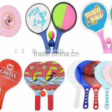 Summer Paddle Game Bat Set Beach Racket,Interesting Wooden Beach Bat and Ball Set,Promotional Wooden Beach Bat With Ball photo-3