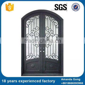 Factory Price And Glass With Iron Front Door Insert