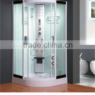 China factory supply clear glass cheap ABS shower cabin