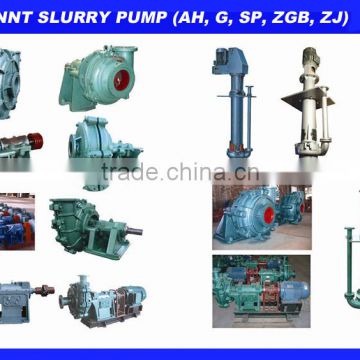 Sand pump, sewage pump, slurry pump in sandpit, gold mining