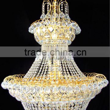 Classic hotel crystal chandelier mall light,church hall crystal chandelier lighti ng MA017