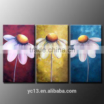 3pcs panel sunflower decor art painting