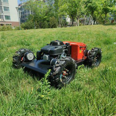 Wheel Radio Controlled Grass Cutter (VTW550-90 With Electric Start) Factory Direct Sales Low Price Buy Online Remote Control Wheel Tank Lawnmower photo-4