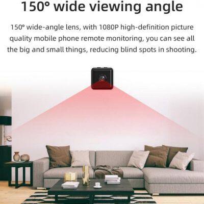 X6D Mini Camera, Wireless Indoor Camera for Home Security,1080P HD WiFi Nanny Cam With Magnetic Bracket, Real-time Record, Night Vision Cameras photo-4