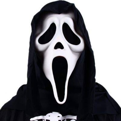 Ghost Face Scream Skull Mask Halloween Latex Scary Theme Cosplay Party Props Full Head Head Wear Masks