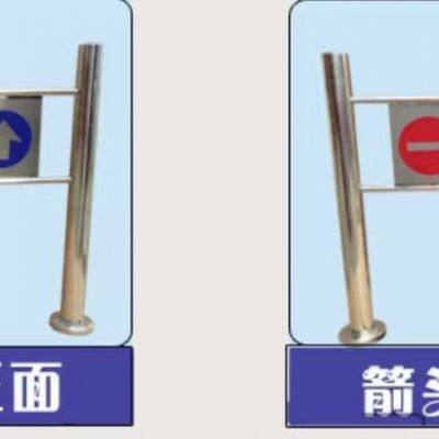 Standards Manual Control Cylindrical Supermarket Swing Entrance Gate photo-4