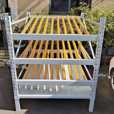 Sliding Roller Gravity Flow Shelving for Optimized Warehouse Storage Space photo-4