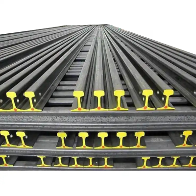 GB Standard 50kg 60kg Steel Railway Rail With Fish Plate Bolt and Nut for Main Line Railway Transportation photo-5