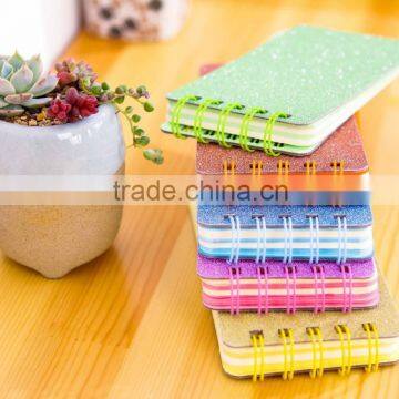 Shiny Candy-colored Powder Fresh 48k Coil Notes Weight 0.18kg/pc Size 80*16mm Pocket Size Easy to Carry Design for Young Girl photo-2