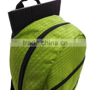 High Quality Useful Green Color Ripstop Nylon Polyester Tablet Backpack photo-3