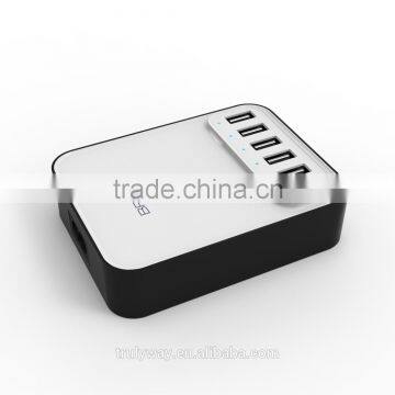 Trulyway 40W 6-USB Port Desktop USB Charger for Iphone, Ipad, Samsung Galaxy S6/S6 Edge,M9 and More photo-6