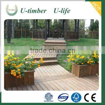 High quality solid WPC wood furniture outside