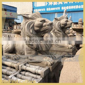 Lion Big Stone Carving Statue