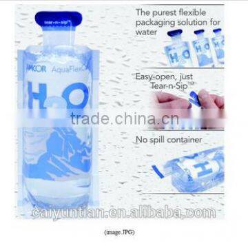 customized bottle shape drinking water plastic pouch bag                        
                                                                                Supplier's Choice