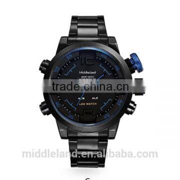 fashion led sport watch, water resist watch, led watch light watch men watch sport watch